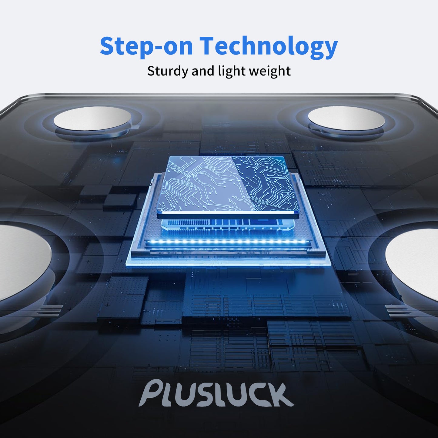 Plusluck Smart Scale – Bluetooth Digital Body Composition Monitor