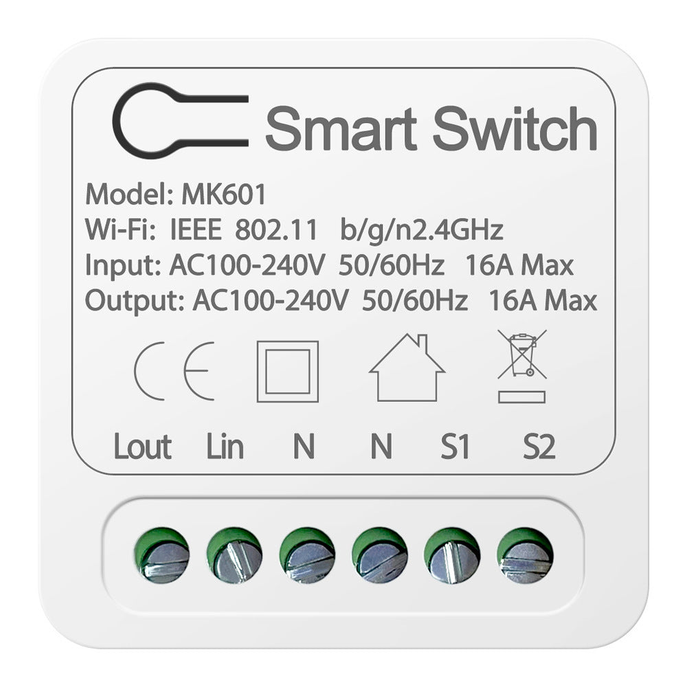 Smart WiFi Switch – Voice & App Control with Overload Protection