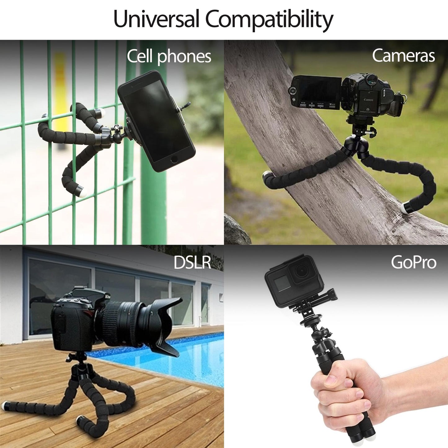 Octopus Tripod – Universal Adjustable Phone Holder