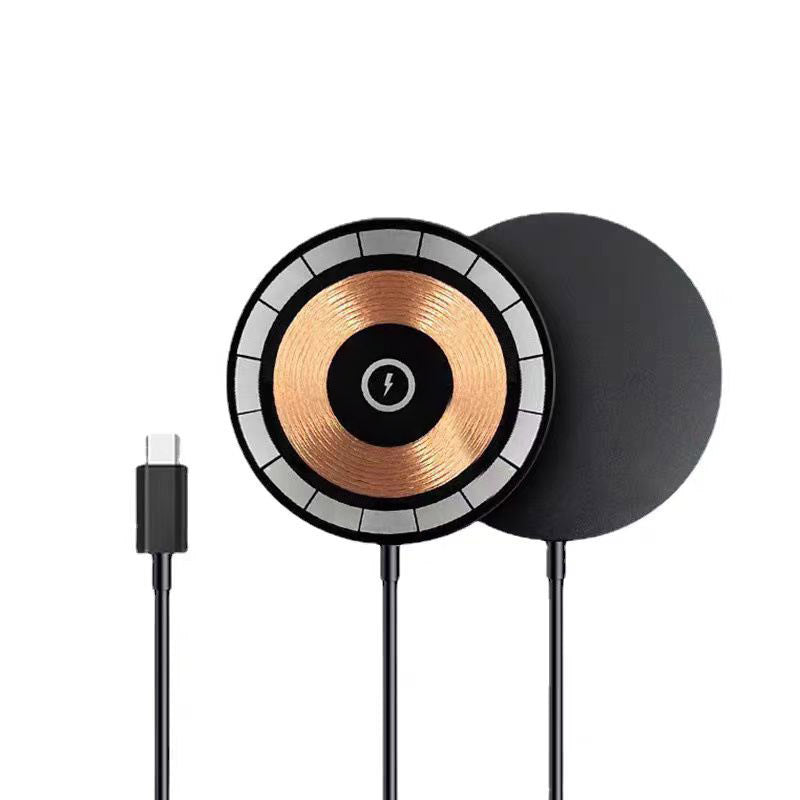Qi2 Magnetic Wireless Charger – 15W Fast Charging for iPhone 12–16 Series (Compatible with MagSafe)