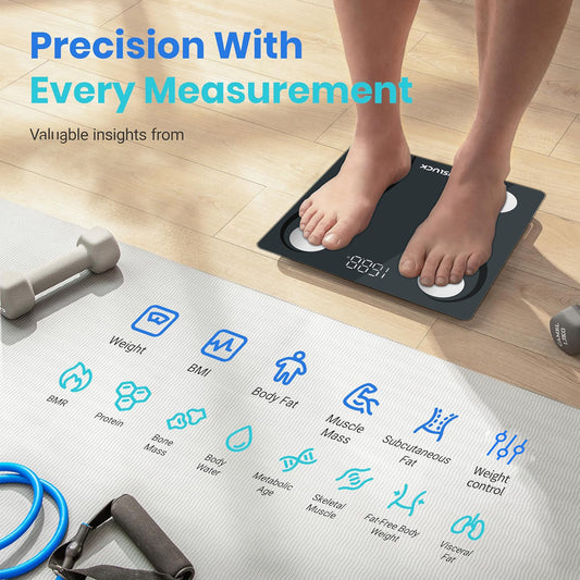 Plusluck Smart Scale – Bluetooth Digital Body Composition Monitor
