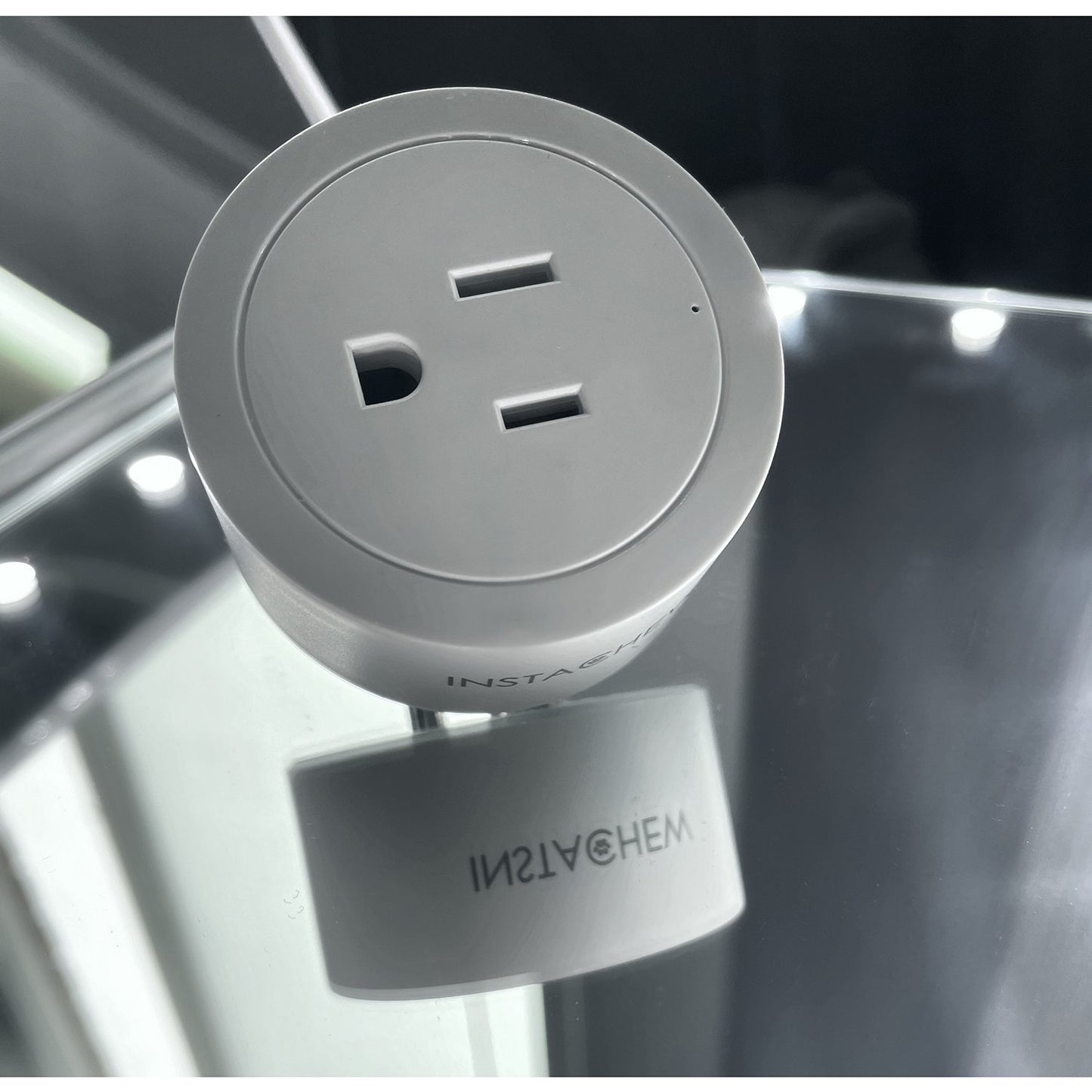INSTACHEW PureConnect Smart Plug – WiFi App Control with USB & Voice Assistant Compatibility