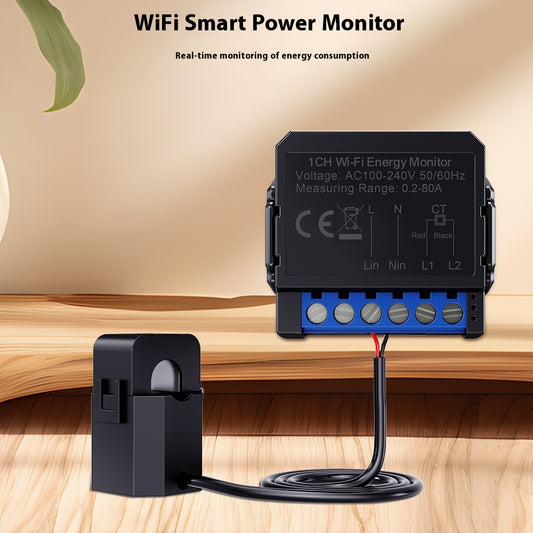 Smart On-Off WiFi Device with Electricity Monitoring