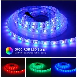USB RGB LED Strip Light Kit – 4x50CM (3528/5050 SMD) with Remote Control
