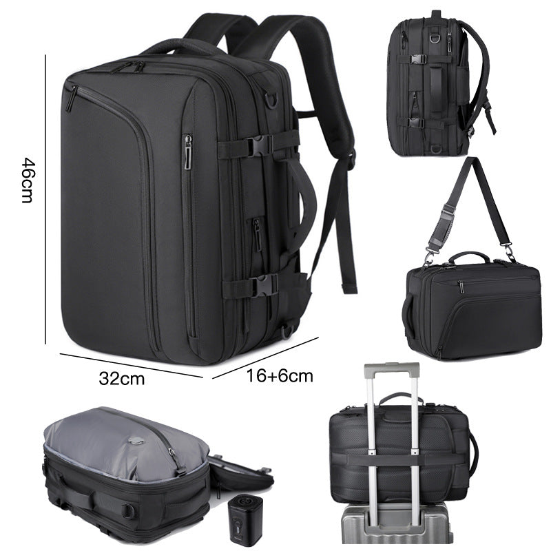 Vacuum Compression Backpack – Large Capacity, Lightweight, Travel-Ready