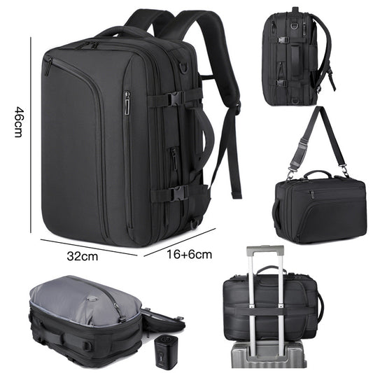 Vacuum Compression Backpack – Large Capacity, Lightweight, Travel-Ready