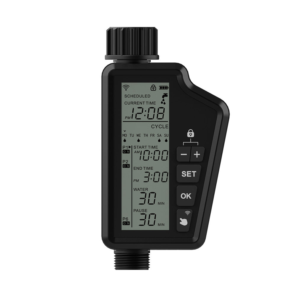 Smart WiFi Garden Irrigation Timer – Automatic Watering Device for Potted Plants & Outdoor Use