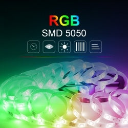 USB RGB LED Strip Light Kit – 4x50CM (3528/5050 SMD) with Remote Control