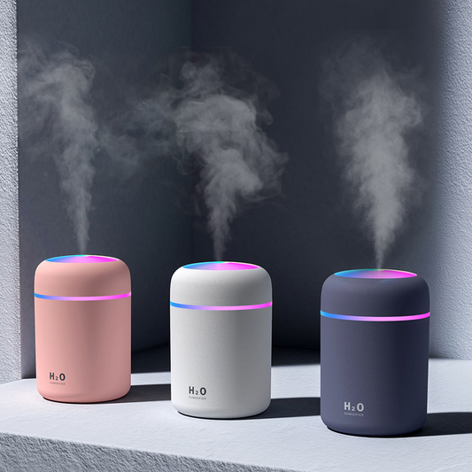 Portable Air Humidifier & Aroma Oil Diffuser