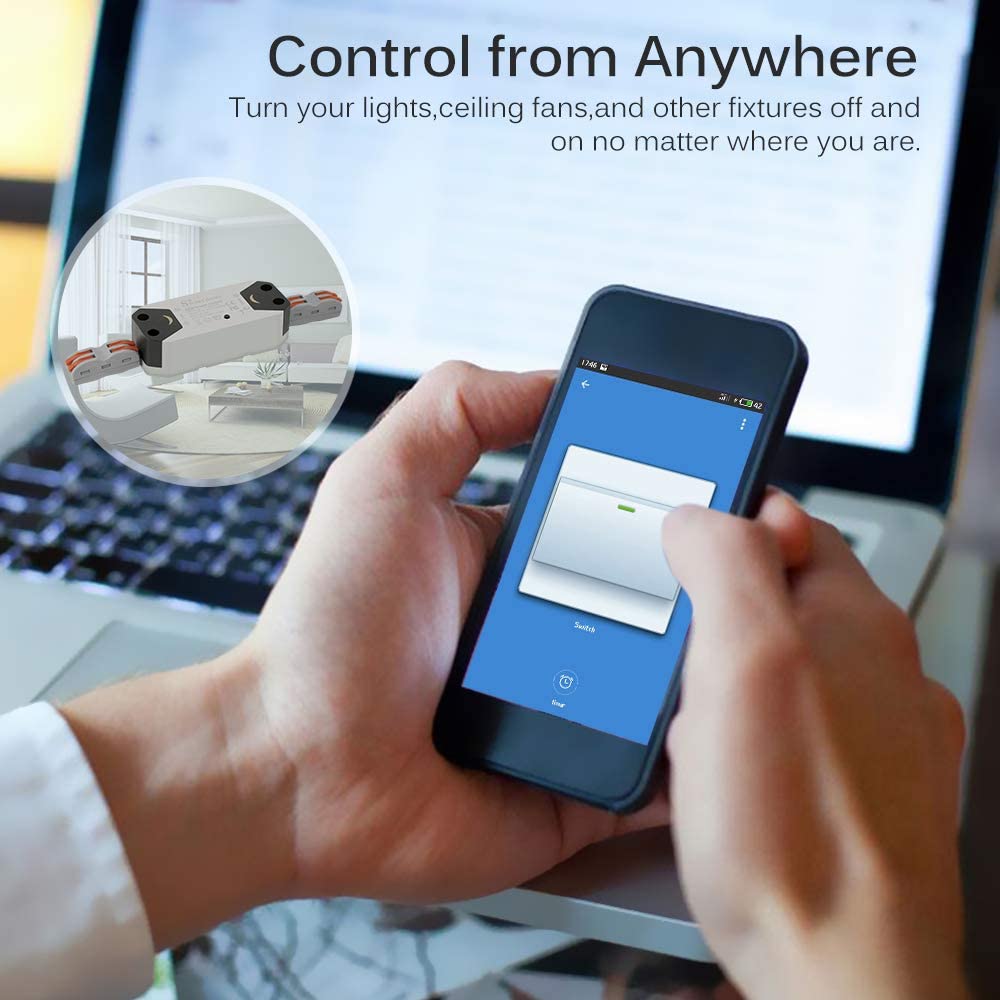 Smart WiFi Switch – Smart Life APP Compatible