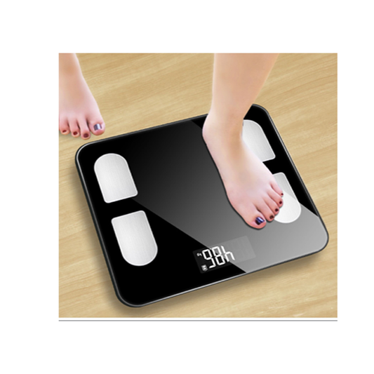 Smart Body Fat Scale – Bluetooth App Connected, Multi-Metric Analyzer (Black)